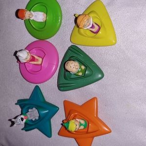 6 pc Jetson Space vehicle toy set Wendys/Jetsons Happy Meal/Jetsons toy set